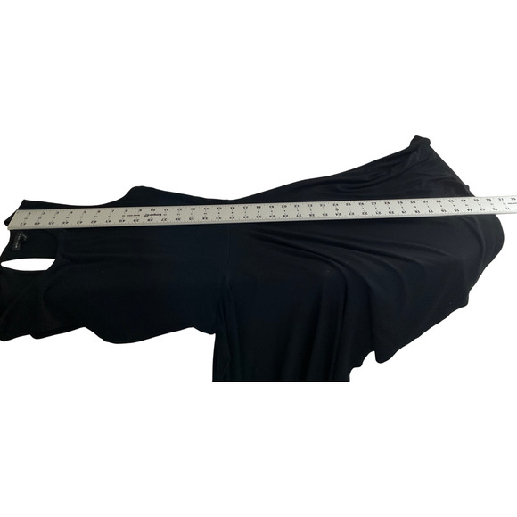 Willi Smith Women's Small Black Dress Sleeveless Flared Keyhole Back - Picture 7 of 14